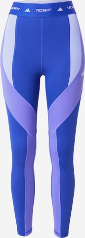 ADIDAS PERFORMANCE Sports trousers in Blue: front