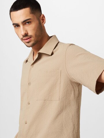 Coupe regular Chemise 'Julio' NN07 en gris