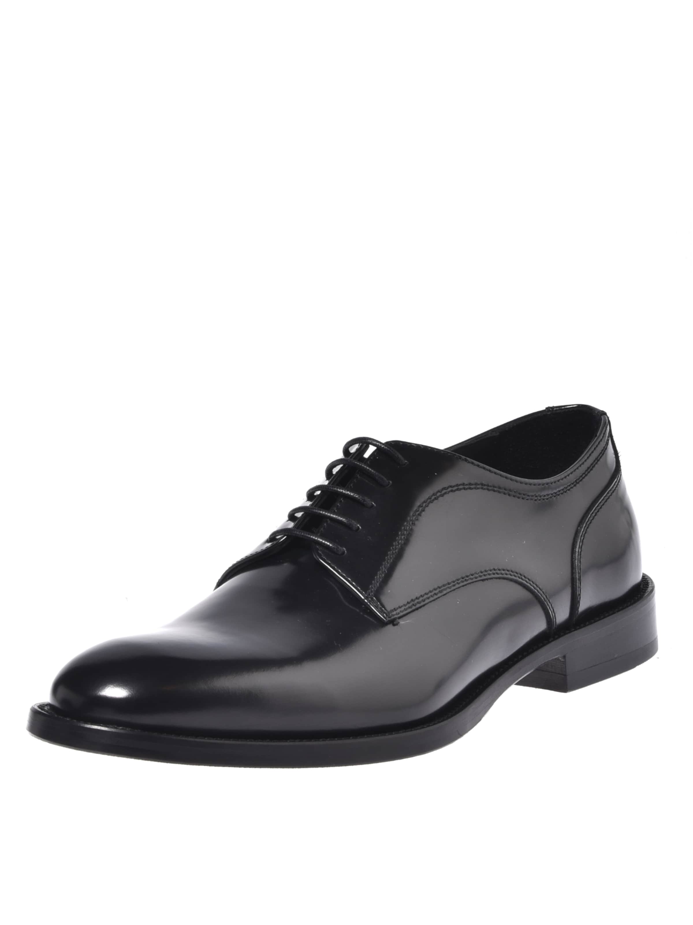 Chaussure à lacets BALDININI en noir : devant