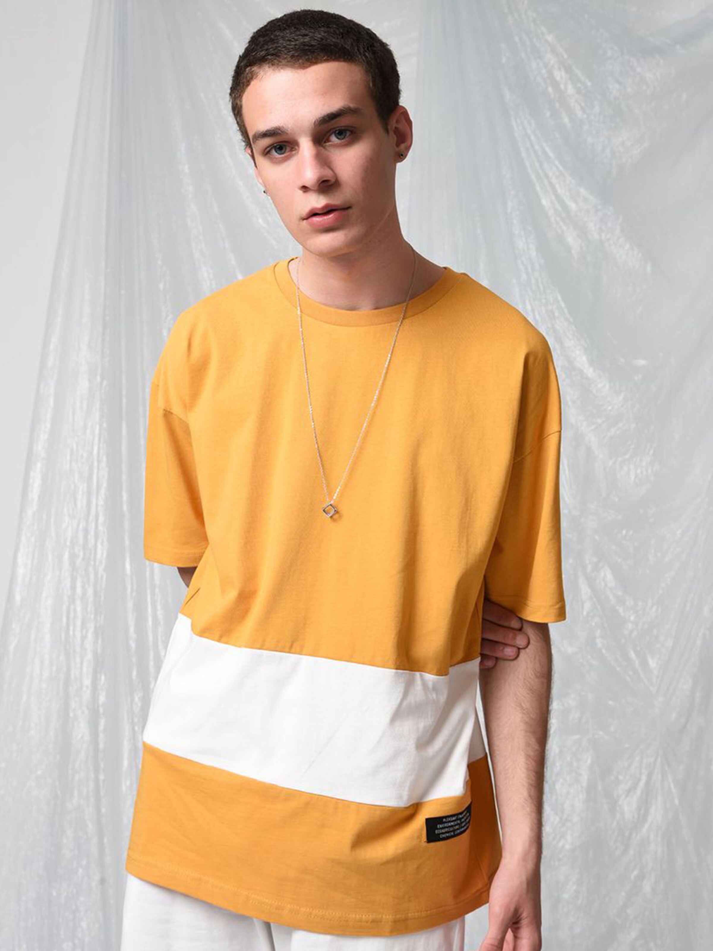 Maglietta di Antioch in giallo: frontale