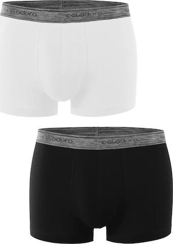 celodoro Boxershorts 'Elastix' in Schwarz: Vorderseite