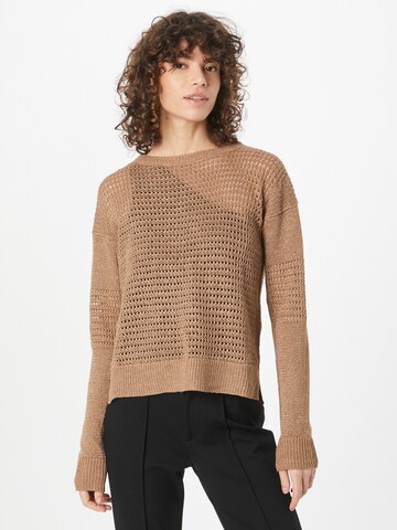 Pull-over IKKS en marron : devant