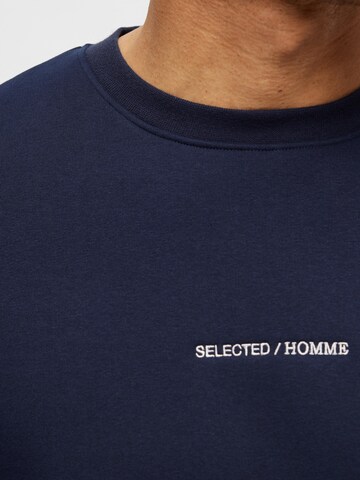 SELECTED Sweatshirt 'Hankie' in Blue