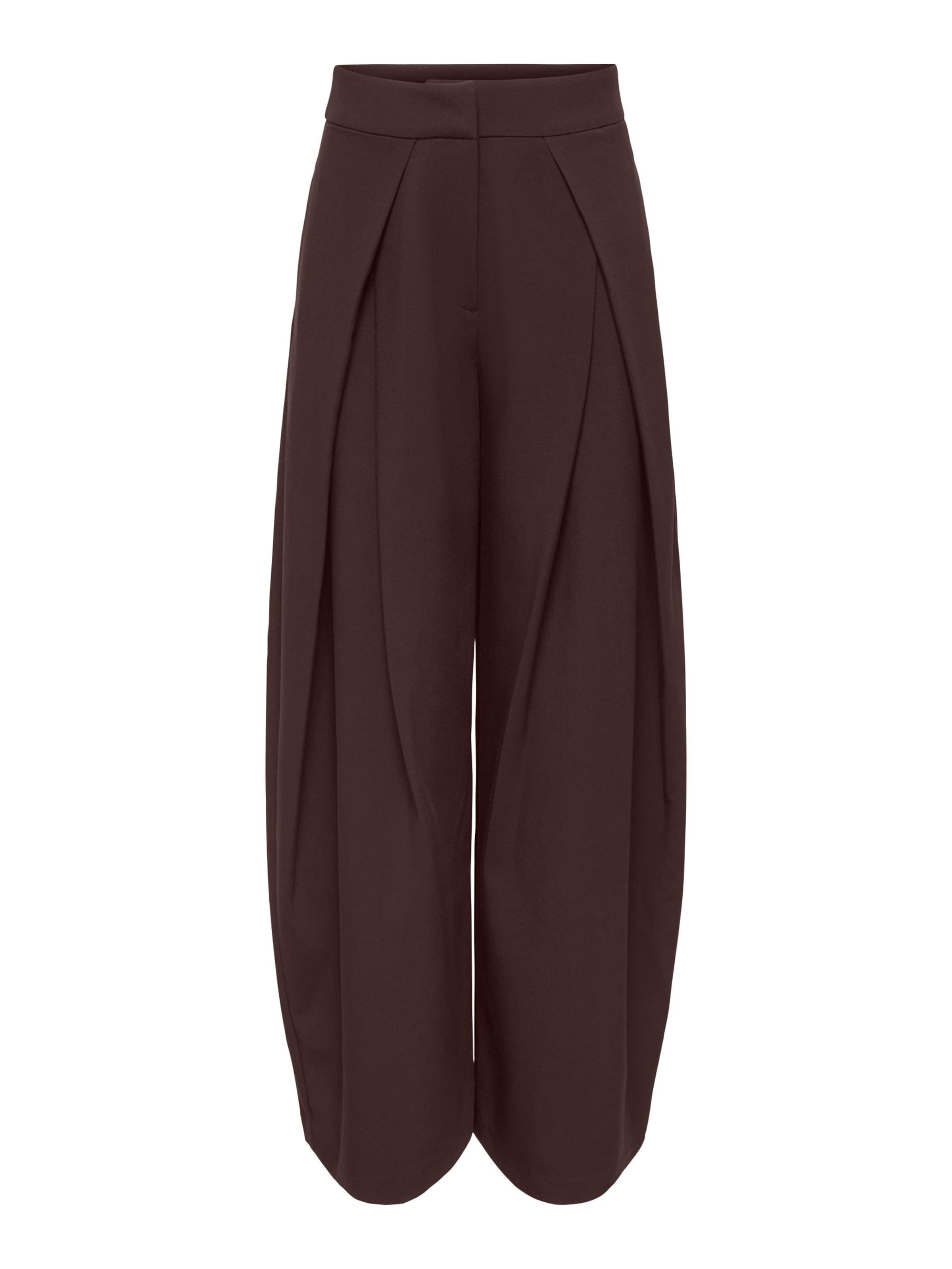 ONLY Pantalon 'ONLYasmine' in Bruin: voorkant