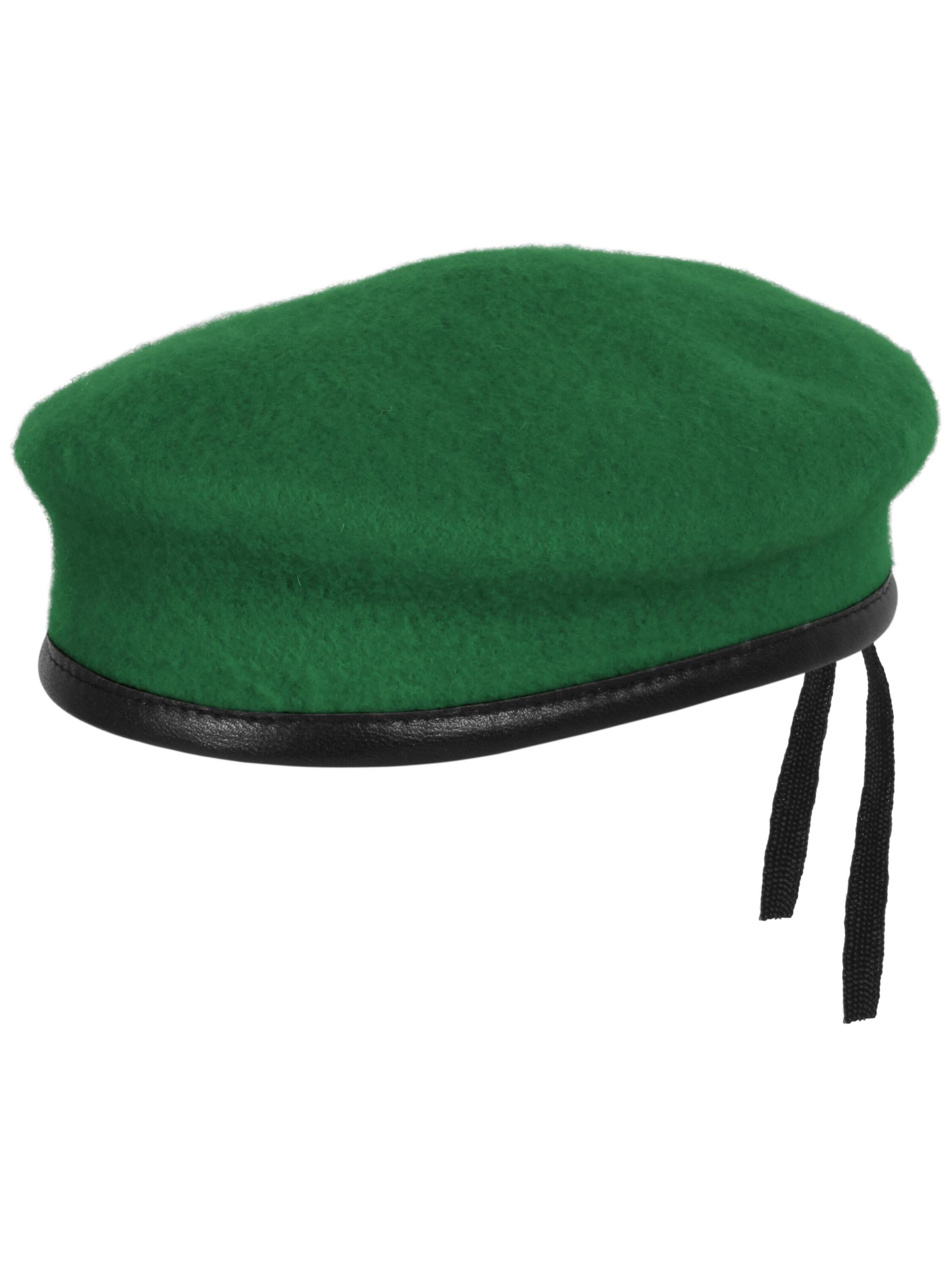 Chapeaux normani en vert : devant