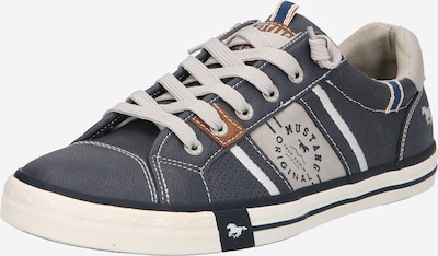 MUSTANG Sneakers in Dark blue / Brown / White, Item view