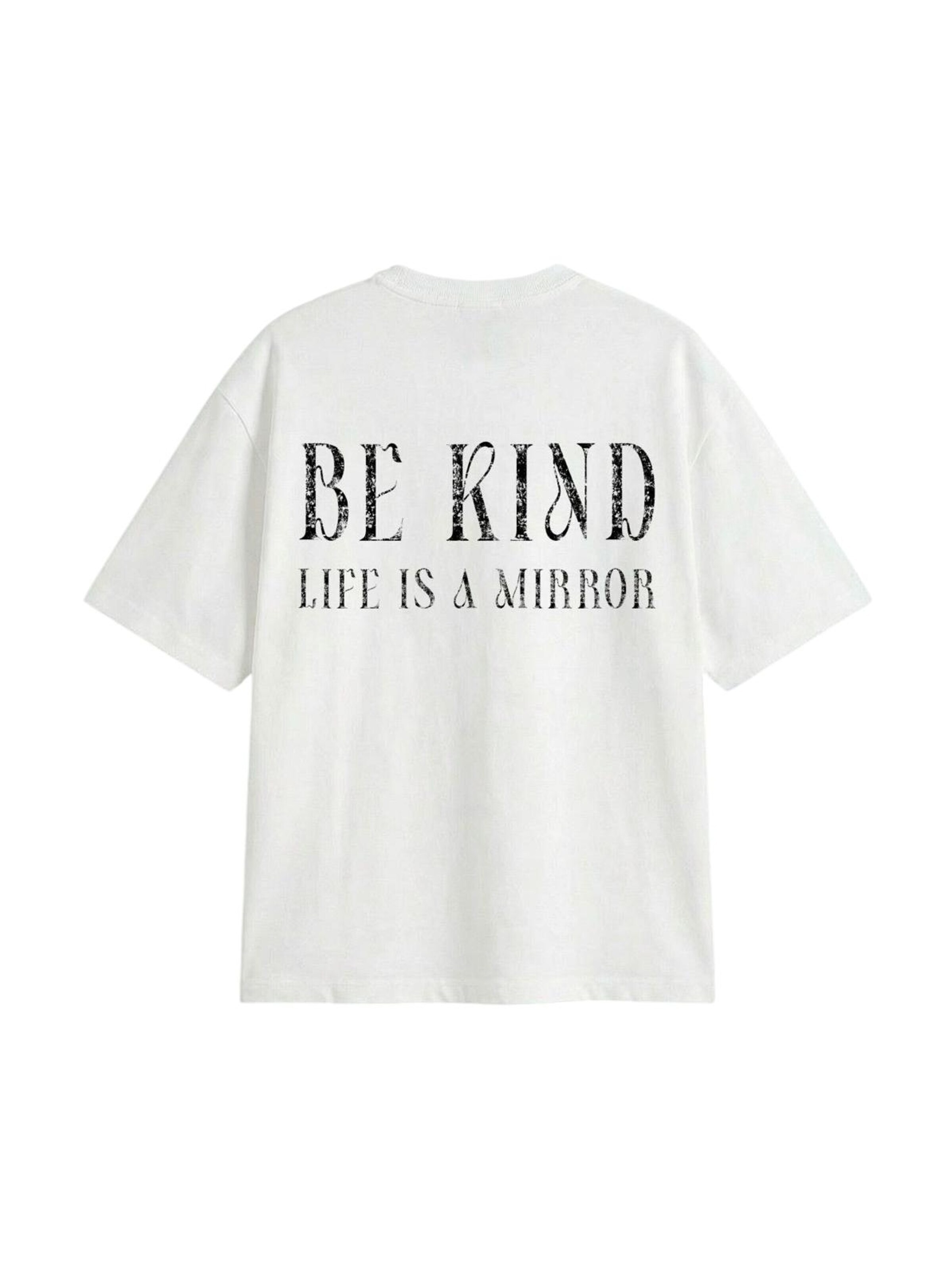 Kleidermafia Shirt 'Be Kind' in Beige