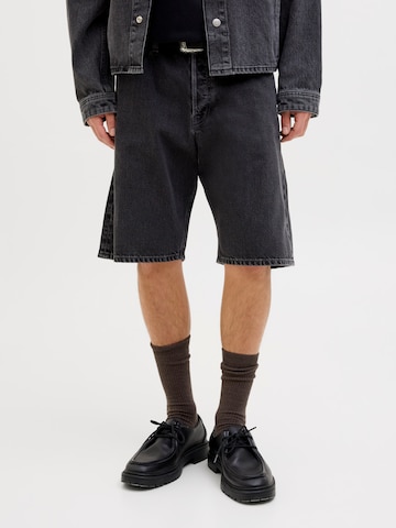 JACK & JONES Baggy Shorts in Schwarz: Vorderseite
