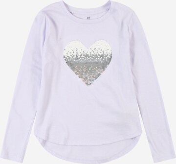 GAP T-shirt i lila: framsida