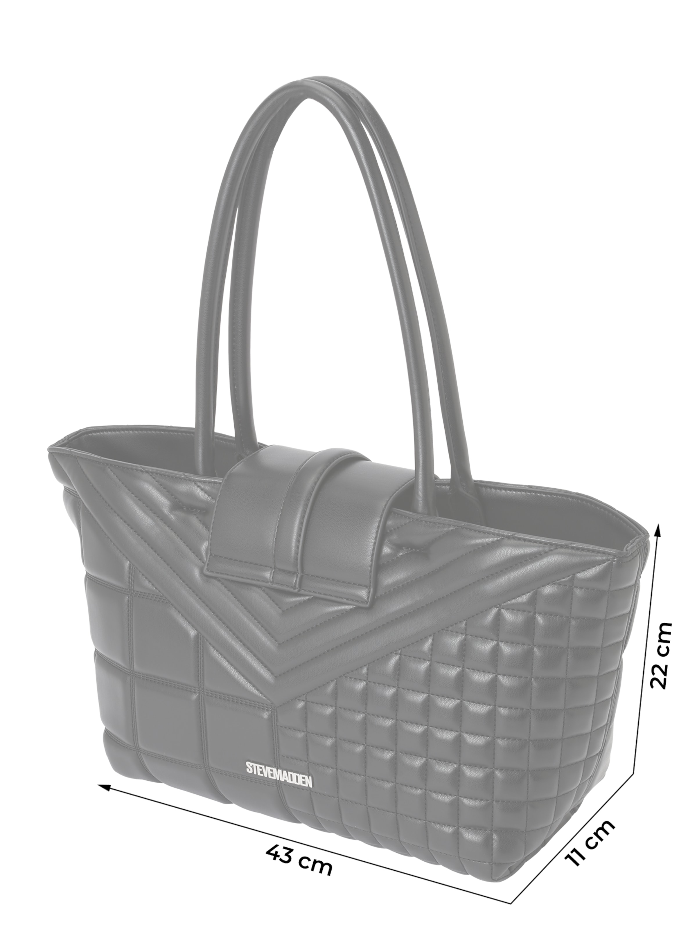 Plase de cumpărături 'Bflore' de la STEVE MADDEN pe negru