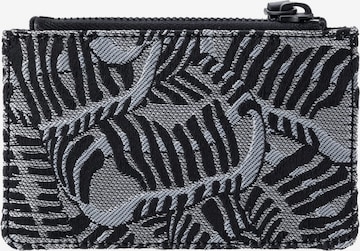 Porte-monnaies 'Liquid Mic' EMBLEMM en gris : devant
