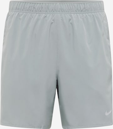 Pantalon de sport 'Challenger' NIKE en gris : devant