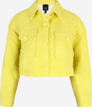 River Island Petite Between-Season Jacket in Yellow: front