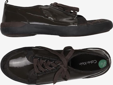 Calvin Klein Halbschuh 37 in Braun: Vorderseite