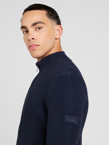 JOOP! Jeans Knit cardigan 'Hajor' in Blue