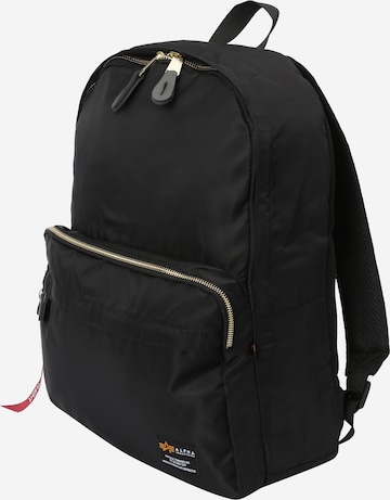juoda ALPHA INDUSTRIES Kuprinė 'Crew': priekis