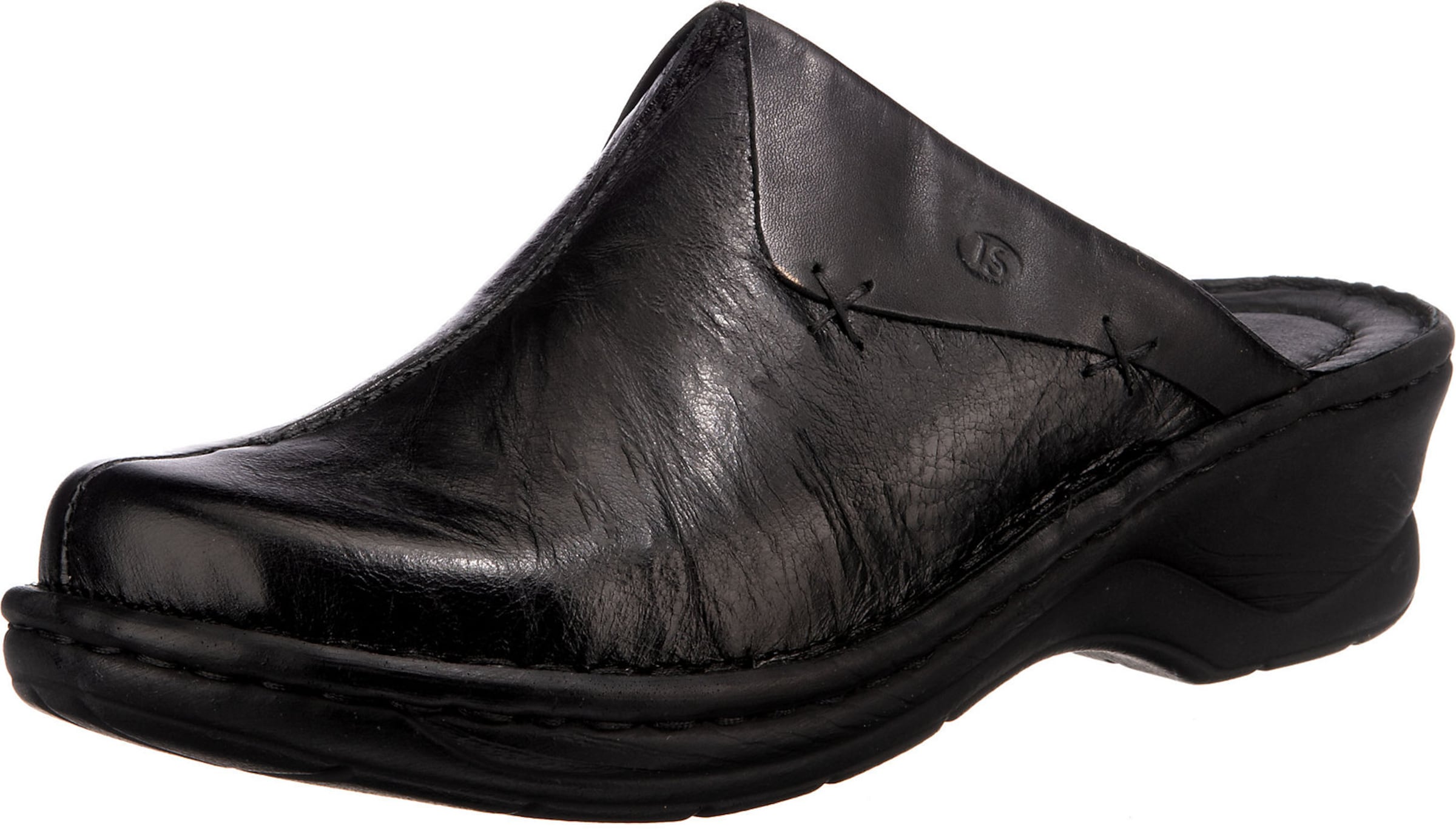 JOSEF SEIBEL Clogs 'Catalonia' in Black: front