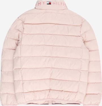 TOMMY HILFIGER Winter Jacket 'Essential' in Pink