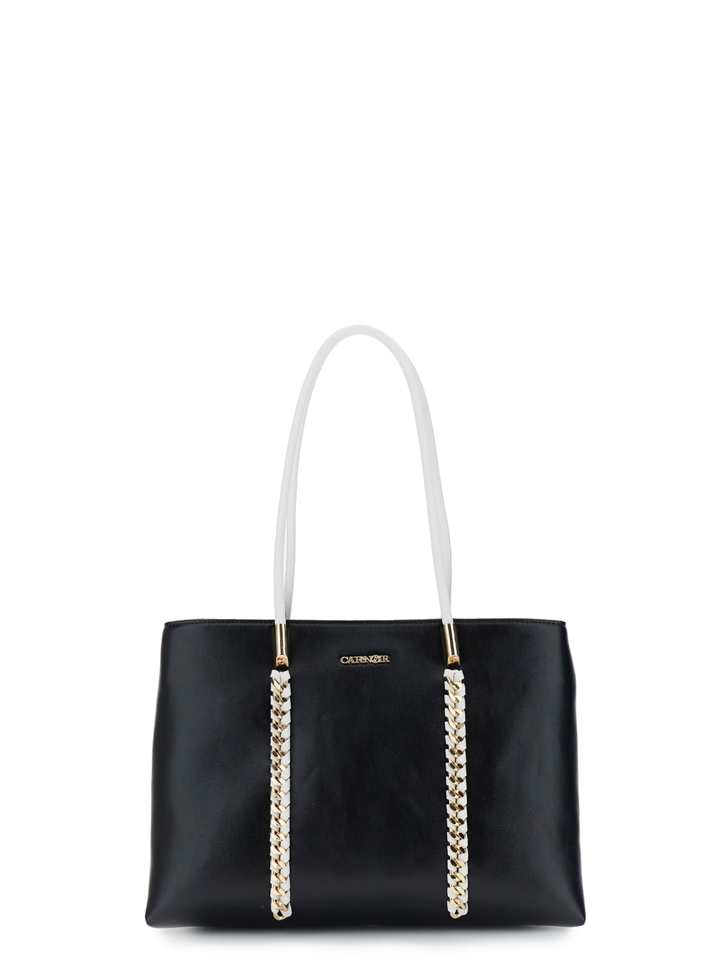 Borsa a sacco di CAFè NOIR in nero: frontale