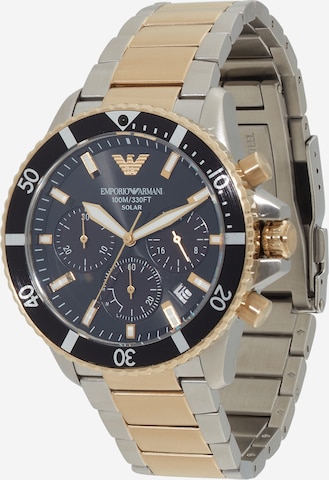 Montre à affichage analogique Emporio Armani en argent : devant