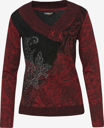 KOROSHI Shirt in Rood: voorkant