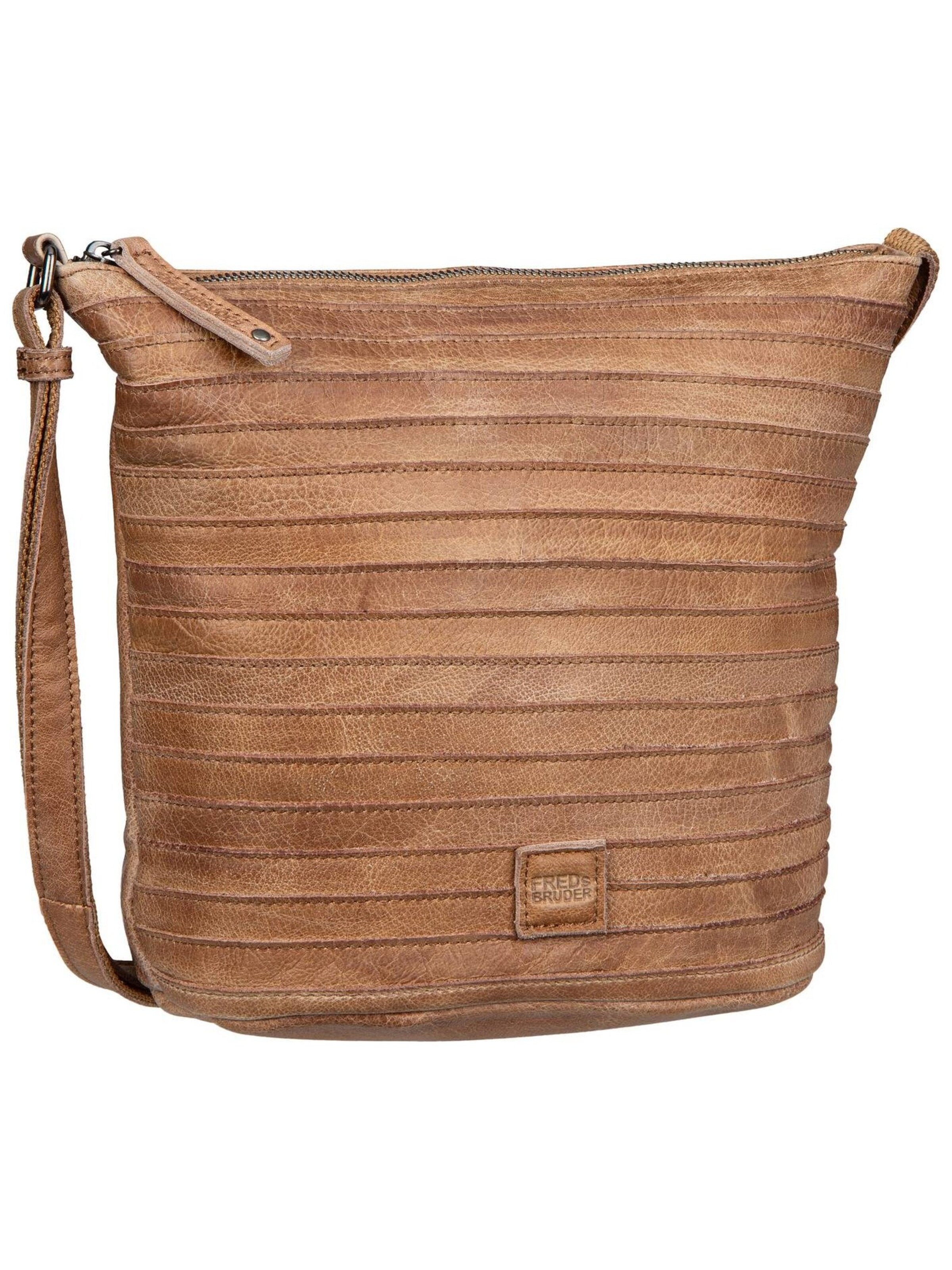 FREDsBRUDER Crossbody bag 'Gürtelinchen' in Brown: front