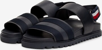 TOMMY HILFIGER Sandale 'Elevated' in Schwarz