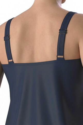 Ulla Popken Bustier Badeanzugkleid in Blau