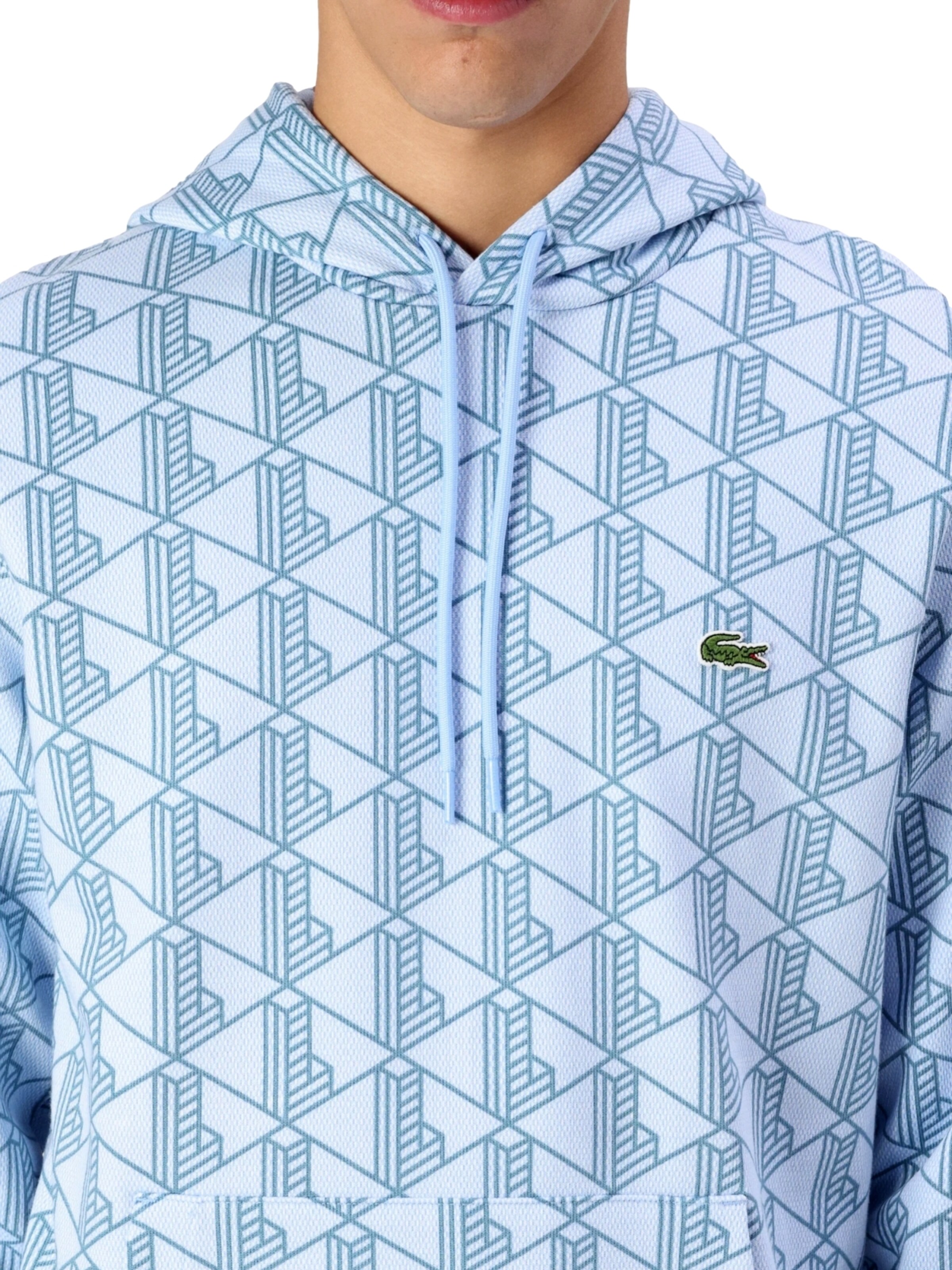 Felpa di LACOSTE in blu