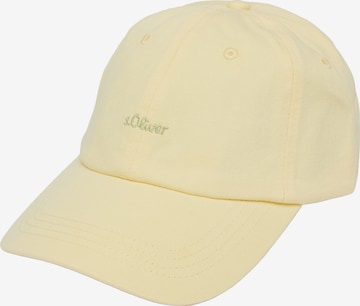 s.Oliver Cap in Yellow: front