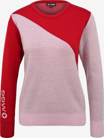 MGG Sweatshirt in Rood: voorkant