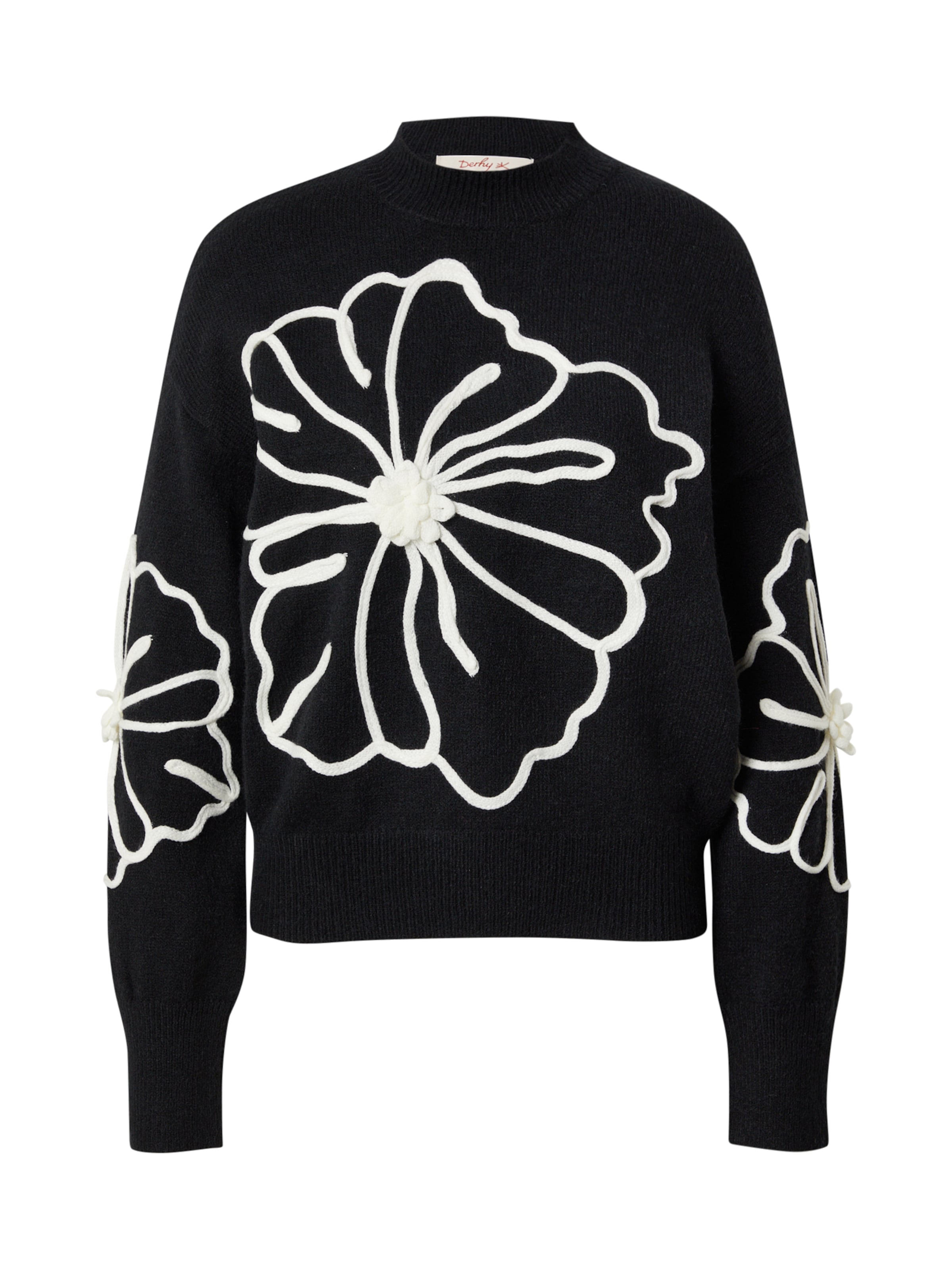 Derhy Πουλόβερ 'ABBY' σε μαύρο: μπροστά