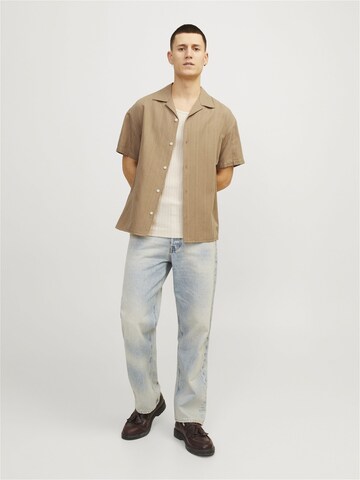 JACK & JONES Regular Fit Skjorte i beige