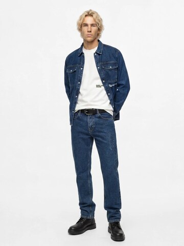 KARL LAGERFELD JEANS Regularen Kavbojke | modra barva: sprednja stran