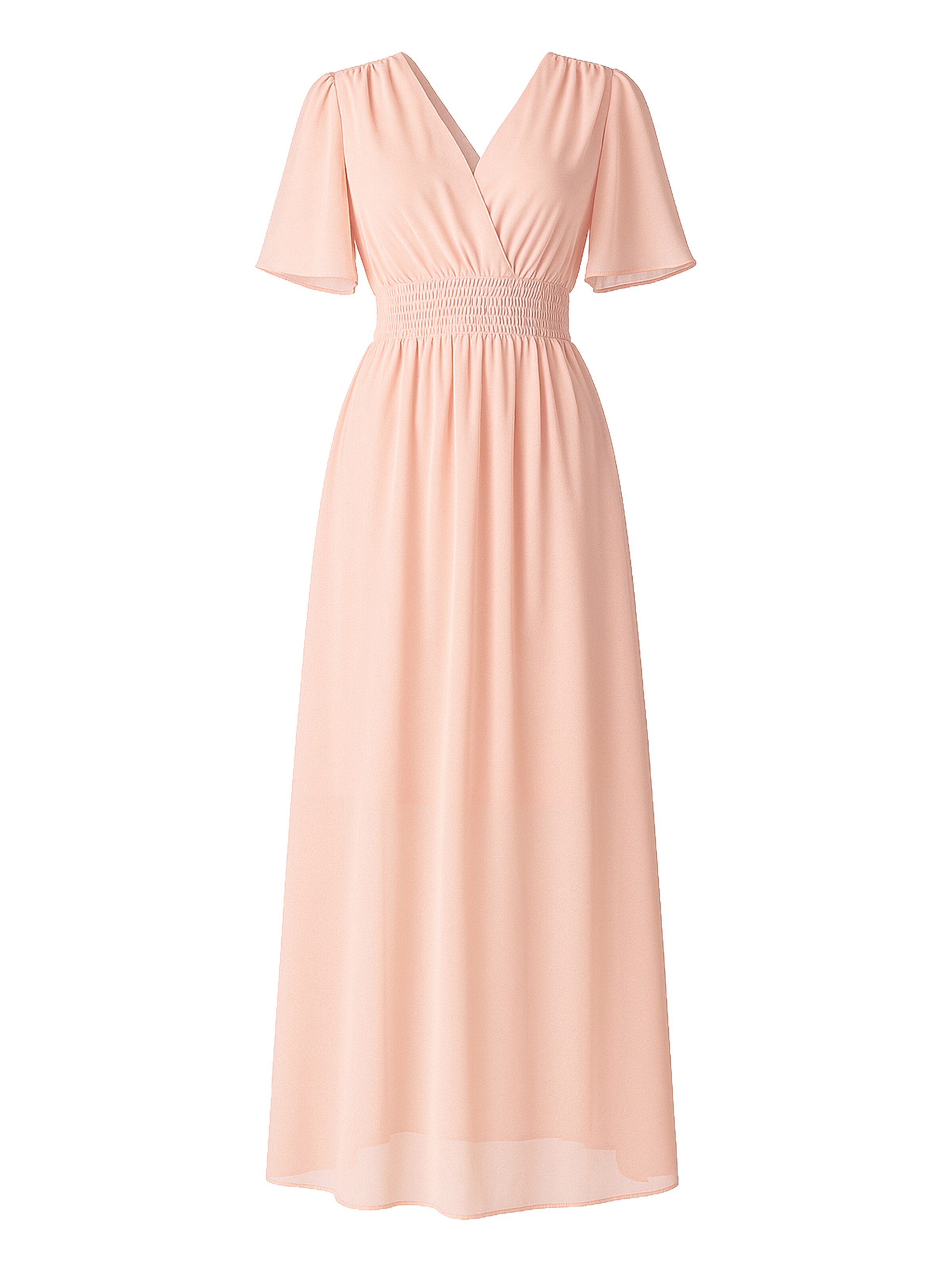 Robe Elara en rose : devant