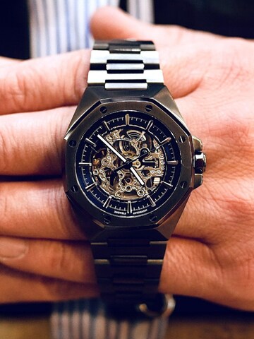 La Moda Me Analog klocka 'Space Mission Deep Blue' i grå