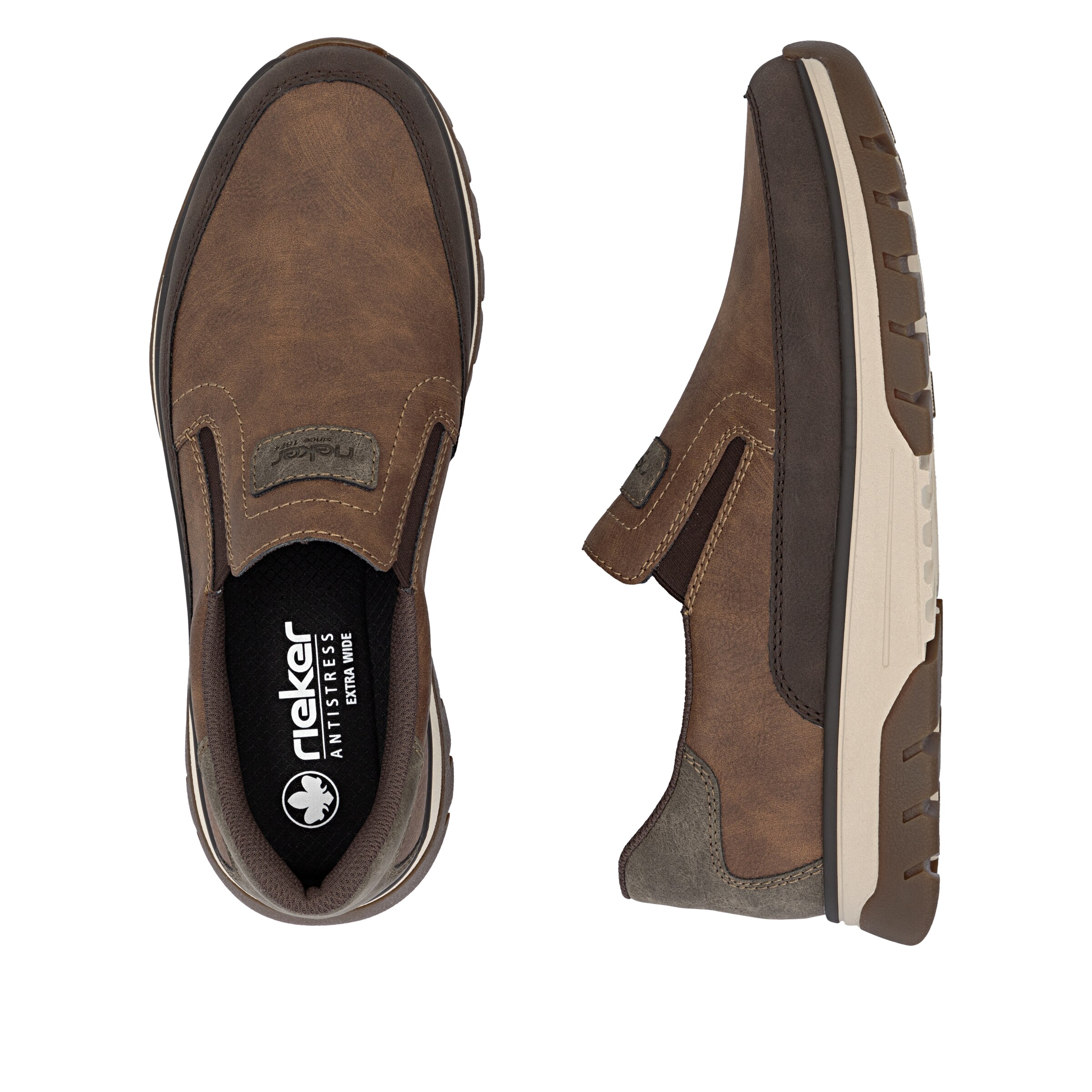 Rieker Slip On in Braun