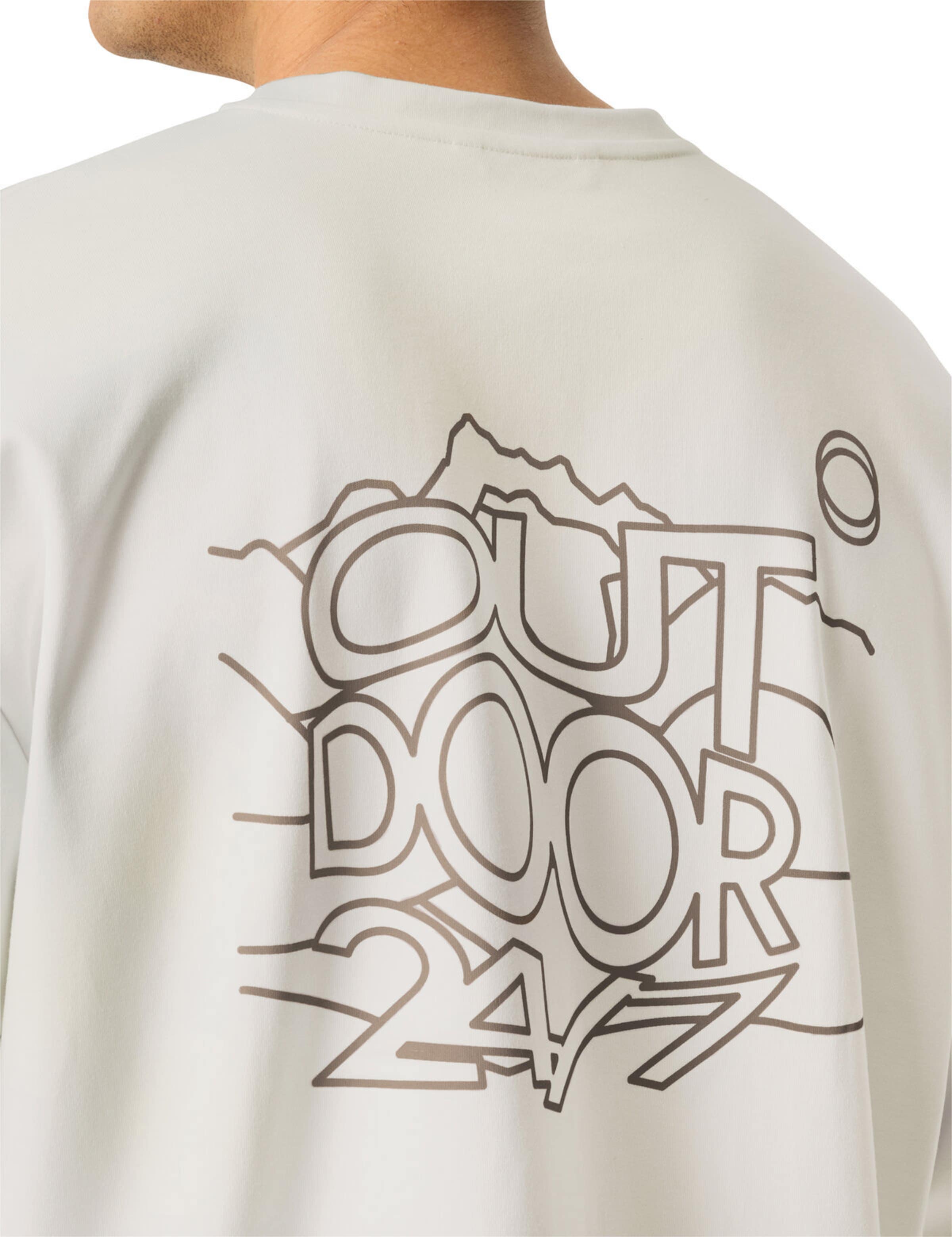 VAUDE Sports sweatshirt 'Najun' in White