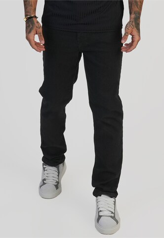 Coupe slim Jean SikSilk en noir