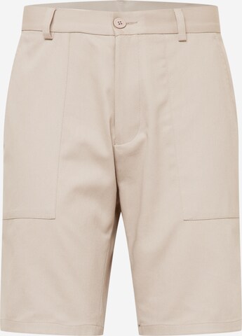 Pantalon chino BURTON MENSWEAR LONDON en beige : devant