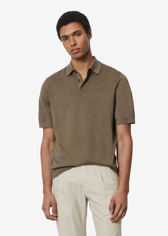 Marc O'Polo Shirt in Bruin: voorkant