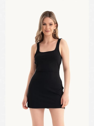 Hiccup Vestido em preto / branco, Vista do artigo
