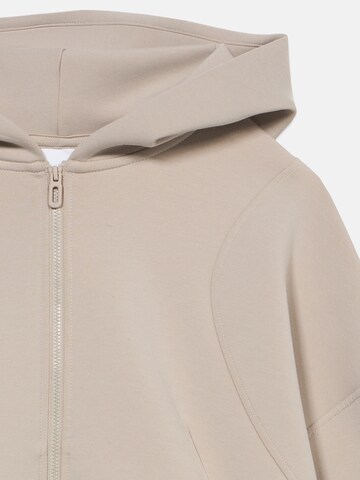 NIKE Sportssweatjakke i beige