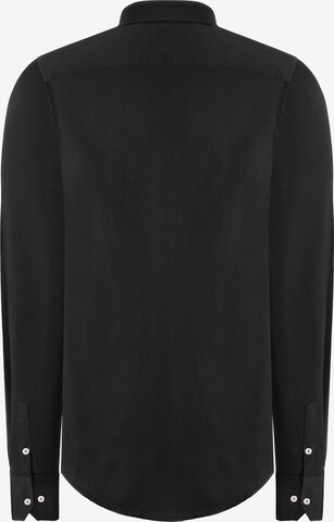 Coupe regular Chemise business Giorgio di Mare en noir