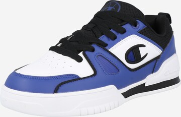 Champion Authentic Athletic Apparel Platform trainers '3 Point' in Blue: front