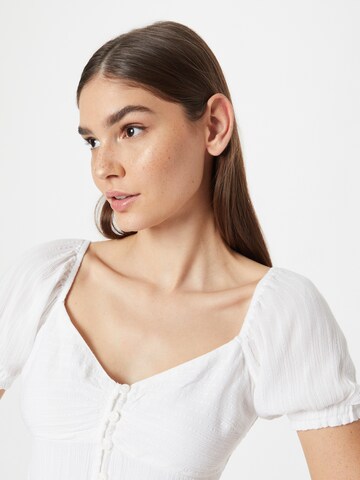 HOLLISTER Блуза в бяло
