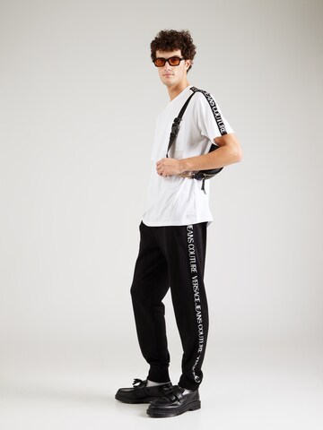 Versace Jeans Couture Tapered Hose in Schwarz