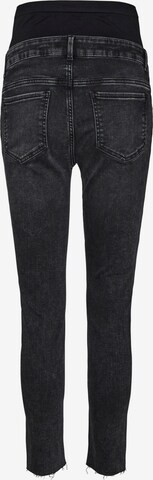 Slimfit Jeans 'Sitka' de la MAMALICIOUS pe negru