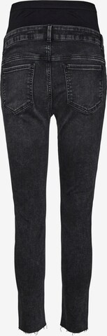 MAMALICIOUS Slimfit Jeans 'Sitka' in Schwarz