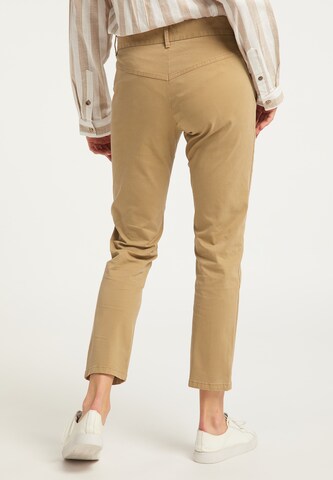 DreiMaster Vintage Slimfit Broek in Beige